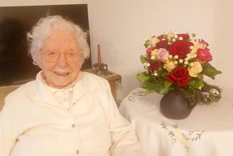 Charlotte Stachowitz feierte im Kreise von einigen Verwandten ihren 103. Geburtstag