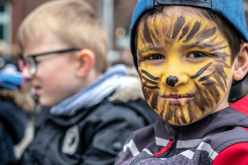 Spielfest bei der Grundschule Kunterbunt.