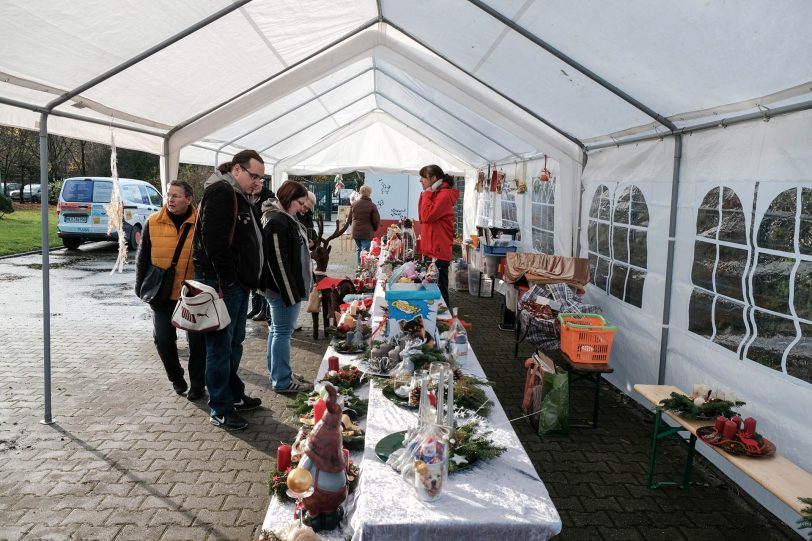 Adventsbasar im Tierheim an der Hofstraße.