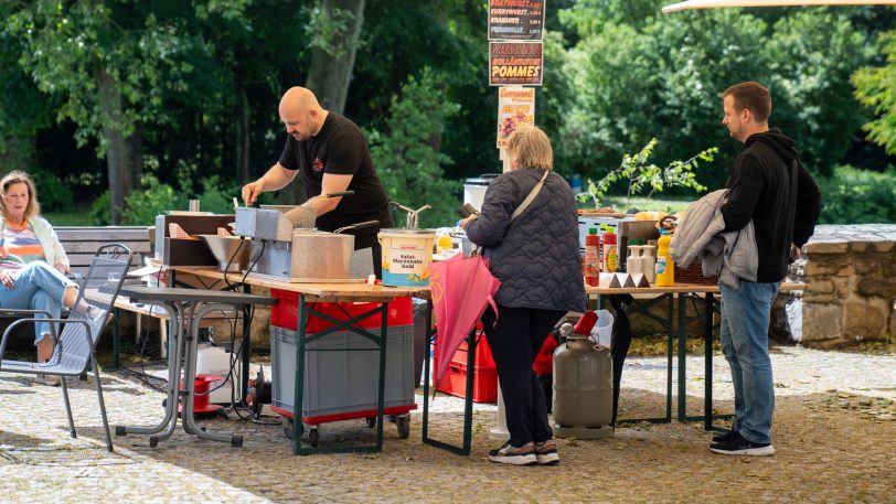 Die Bundesarbeitsministerin Bärbel Bas war der politische Stargast beim SPD-Familienfest am Sonntag (25.5.2025) im Park von Schloss Strünkede.