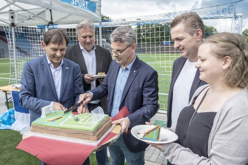 Das neue Stadion.