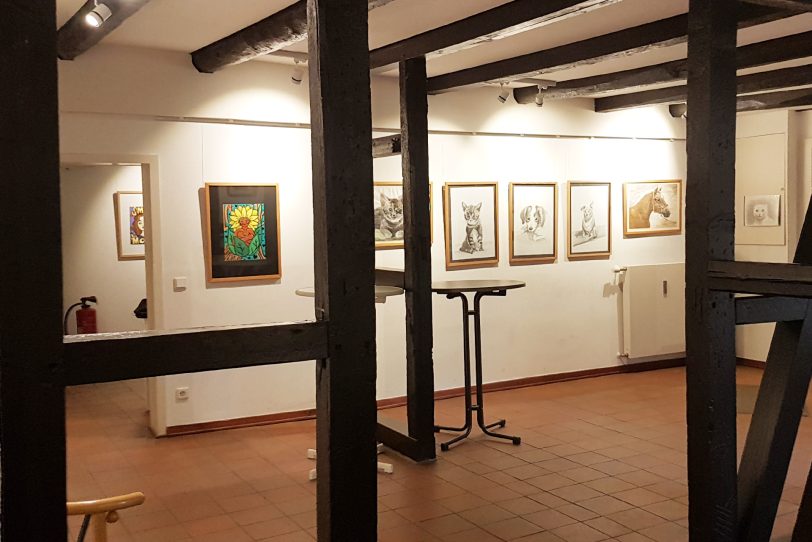 Die Ausstellung Augenblicke wurde im Schollbrockhaus eröffnet.