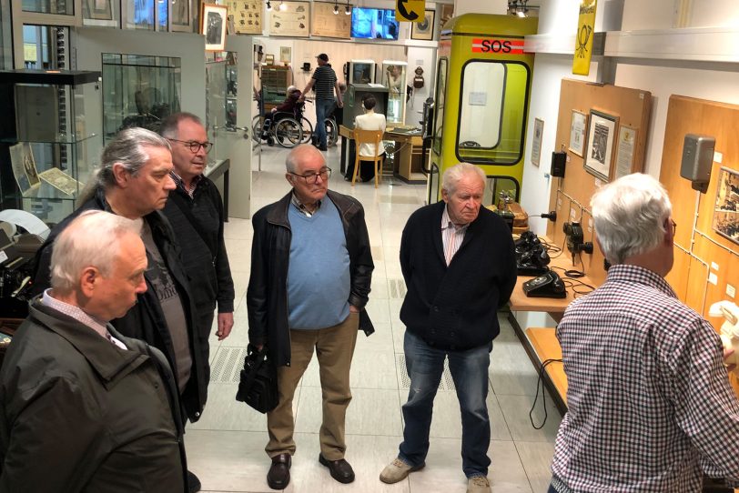 Besuch im Telekommuseum.