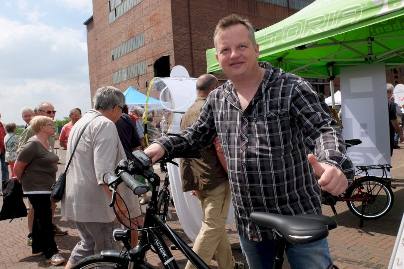 Frank Korte bei der ersten E-Bike Messe e:Motion.