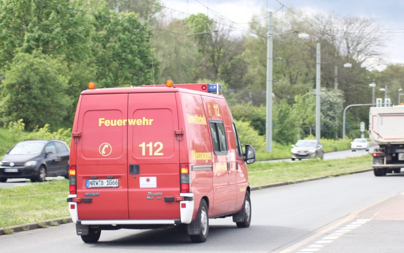 Einsatz bei einem Verkehrsunfall in Sodingen – gleich nach Schichtbeginn (Symbolfoto).
