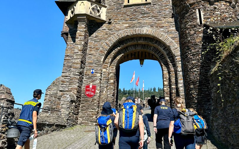 Unter anderem besuchte die Gruppe die Reichsburg in Cochem sowie die Porta Nigra in Trier.