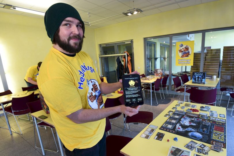 Niklas Burghardt vom Heidelberger Spieleverlag