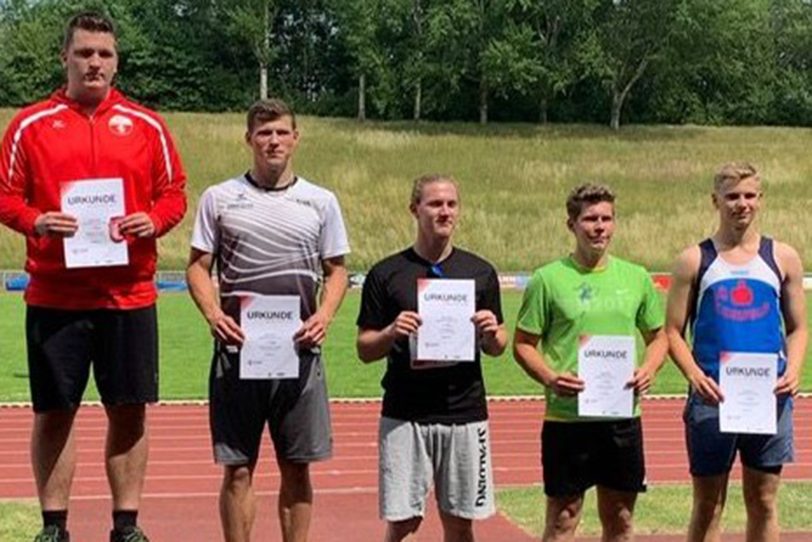 Die Westfalenmeisterschaften fanden in Recklinghausen statt. Einen Titel gabs für Nicklas Droege im Kugelstoßen.
