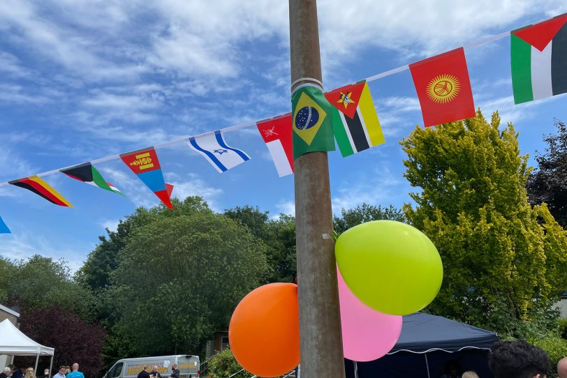 Sommerfest der Kulturen vom Internationalen Bund (IB) auf dem Gelände an der Roonstraße.