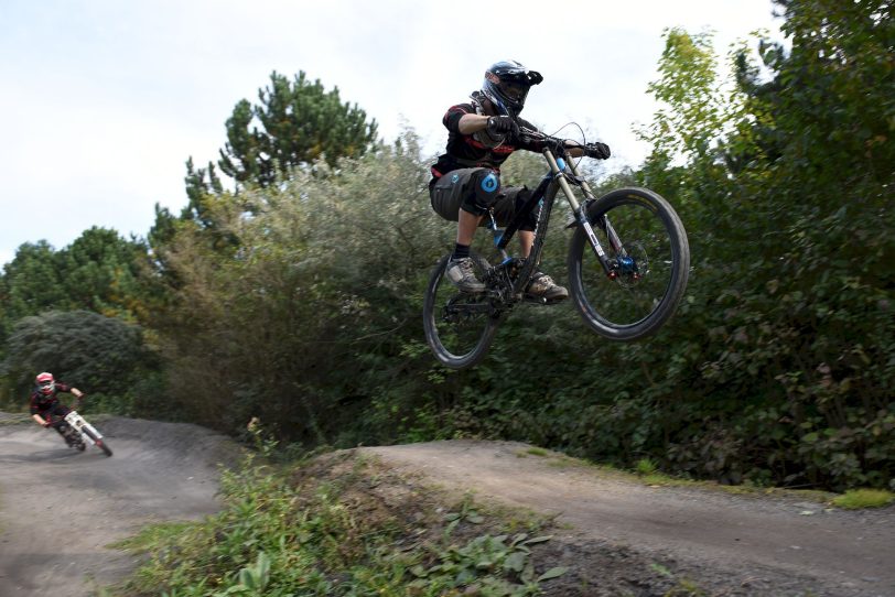 Eröffnung der Mountainbike-Strecken auf den Halden Hoheward und Hoppenbruch.