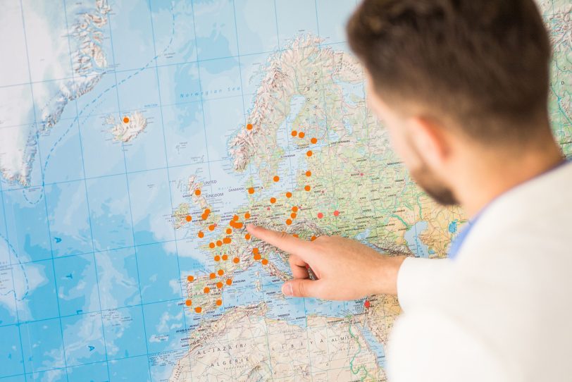 Das Mobilitätsprogramm Erasmus+ ermöglicht Studierenden und Beschäftigten Auslandsaufenthalte in Europa.