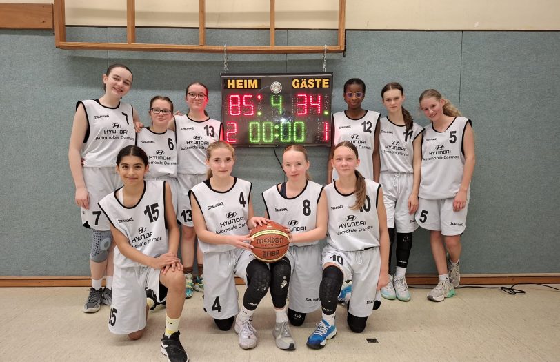 Die siegreiche U14 der Ruhrpott Baskets Herne.