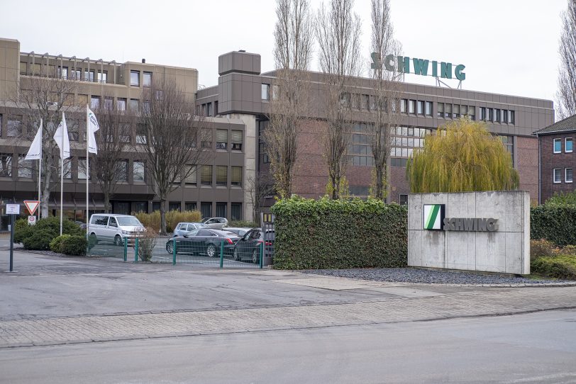 Der Betonpumpenhersteller Schwing an der Heerstraße.