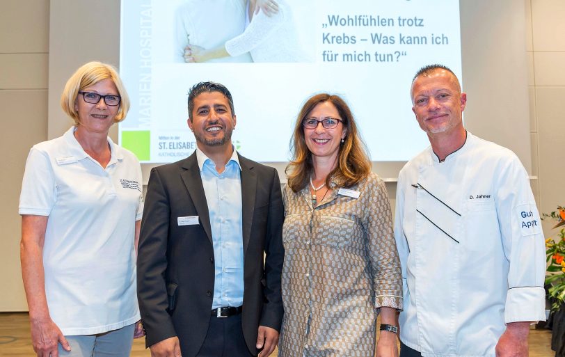 v.l. Elke Bergau, Dr. Wael Hozaeel, Susanne Ernst-Behn und Dirk Jahner.