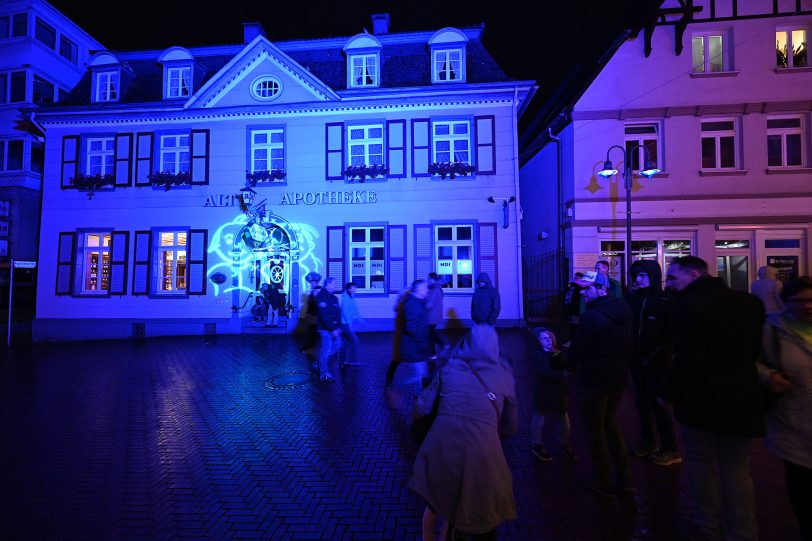 Recklinghausen leuchtet nach eine Jahr Corona-bedingter Pause wieder.