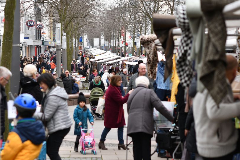 Der Deutsch-Holländische Stoffmarkt in Herne 2020