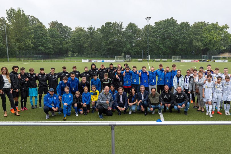 Aufgrund der Einladung der Jugendabteilung des BV Herne-Süd sind 18 Jugendliche eines Fußballinternats aus Odessa zu Gast in Herne.