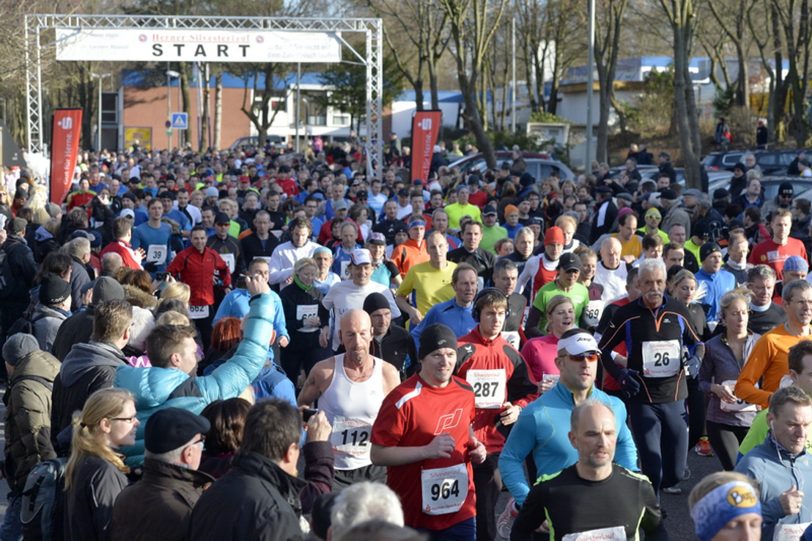 2013: Start zum Hauptlauf über 10 km.
