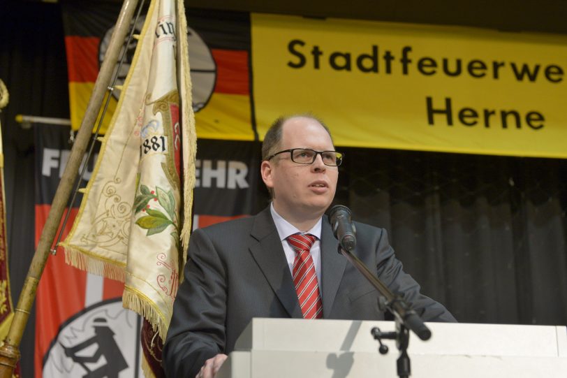 Jahreshauptversammlung der Feuerwehr Herne 2015. Bild: Stadtrat Johannes Chudziak.