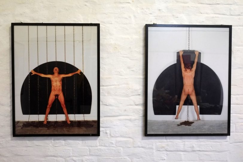 Werk aus der Ausstellung Helmut Bettenhause - innen - außen - unten.