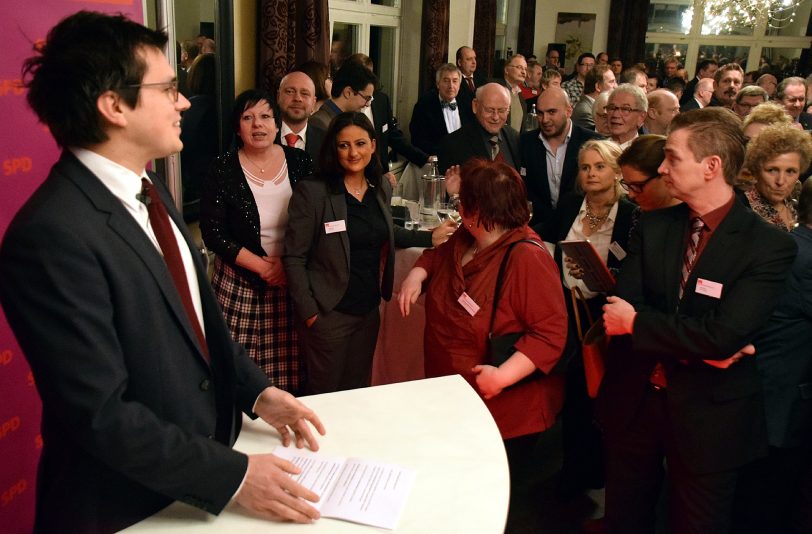 Alexander Vogt beim SPD-Neujahrsempfang am 14.1.2015 im Parkhaus.