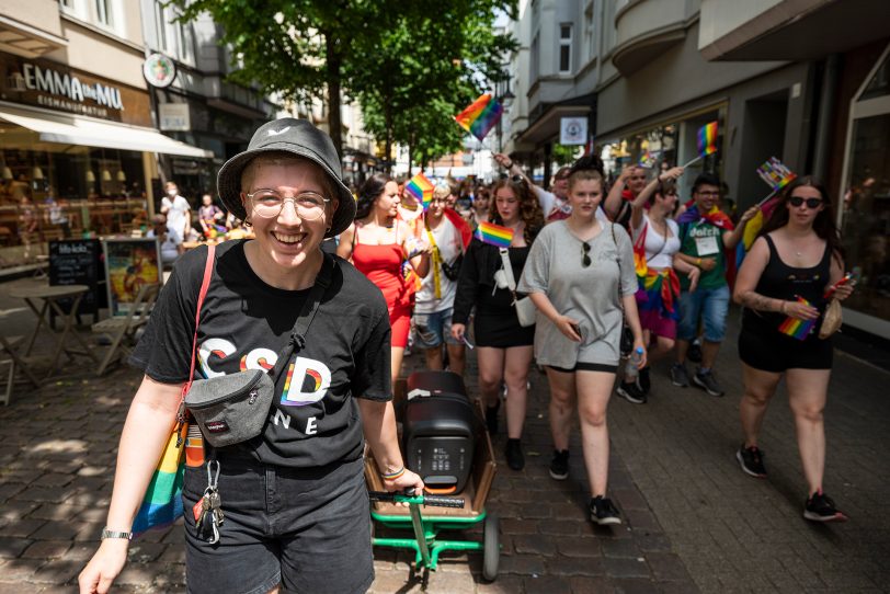 Impressionen vom Christopher Street Day (CSD) 2022 in Herne.