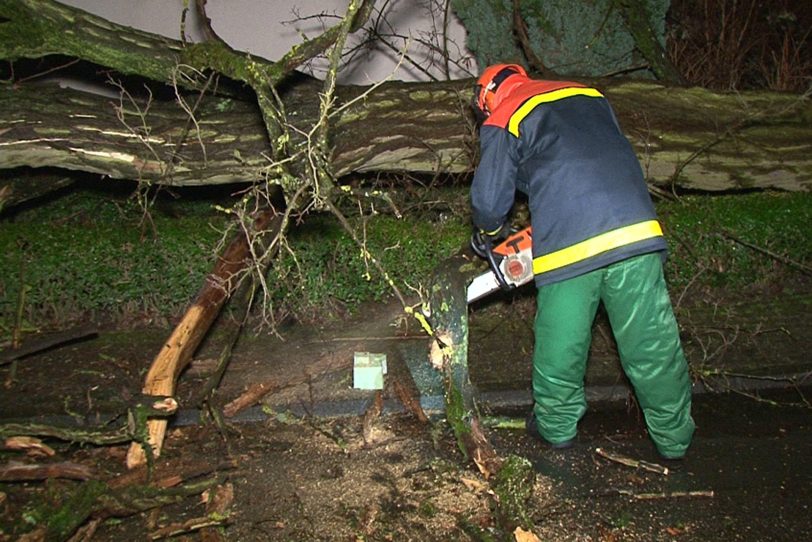 Sturmbedingter Einsatz. (Archivbild).