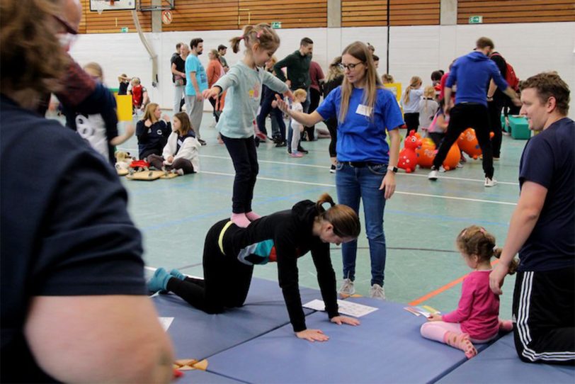 Kindersportabzeichen 2022 mit 102 Kindern der inklusiven Kindertageseinrichtung Wilde Wiese.