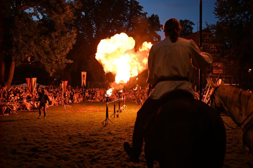 Feuer durfte nicht fehlen.