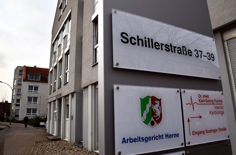 Das Arbeitsgericht Herne an der Schillerstraße wird aller Voraussicht zum 1. Januar 2029 geschlossen.