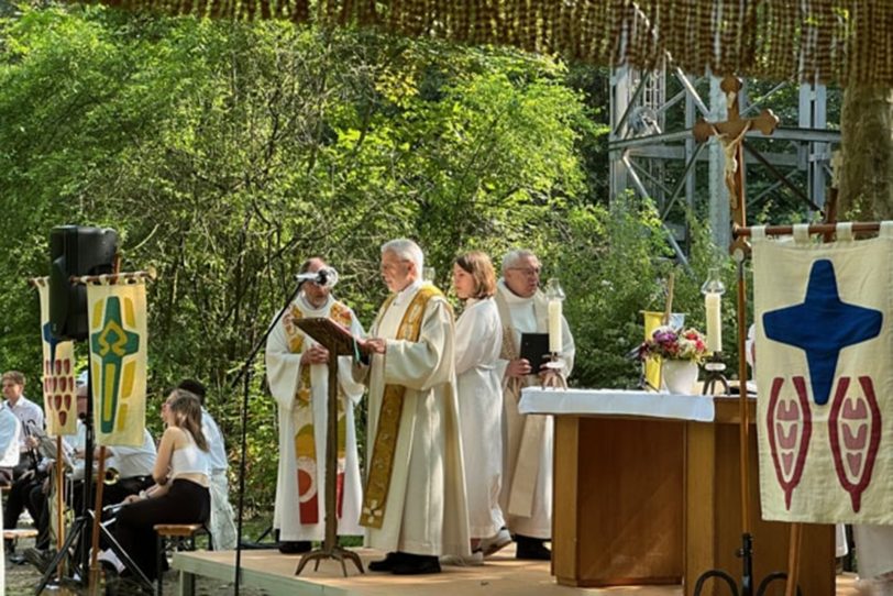 Die Fronleichnamsprozession von St. Dionysius am Donnerstag (8.6.2023).