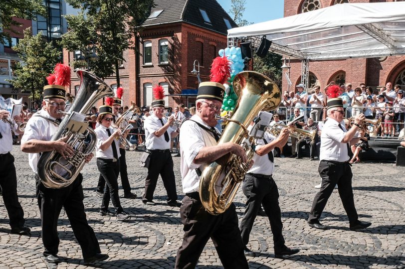 Cranger Festumzug 2018 vor der Christuskirche in Wanne-Mitte.