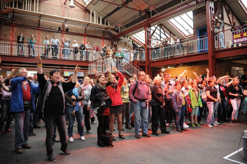 Rudelsingen in den Flottmannhallen - ein großer Spaß.