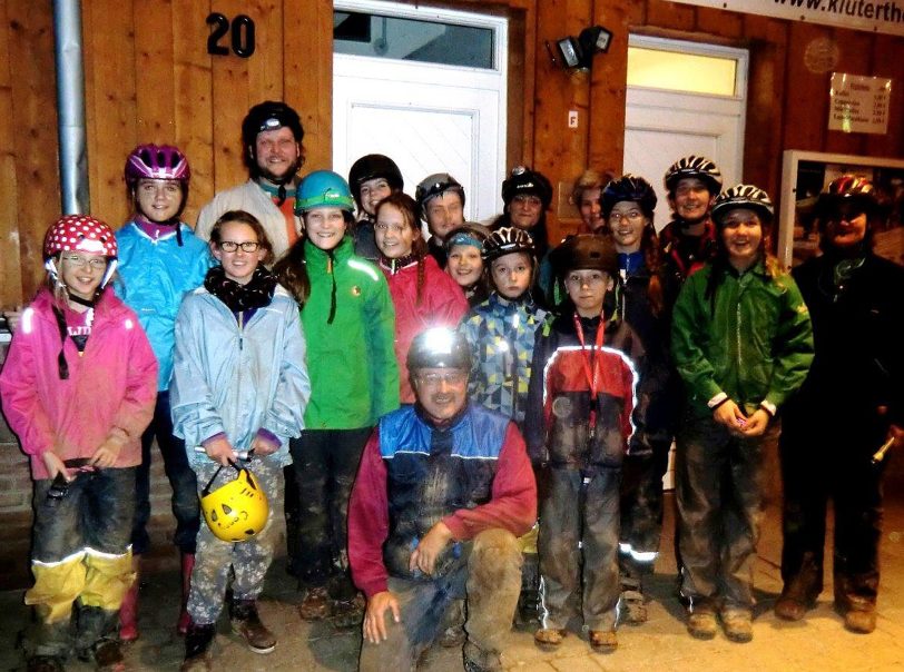 Ausflug der CTW-Kinder in die Kluterthöhle.