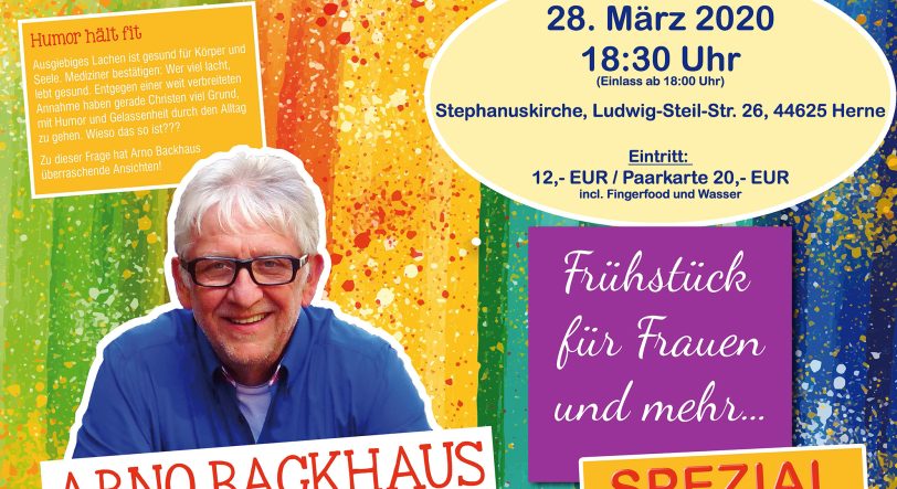 Plakat zum Konzert von Arno Backhaus.