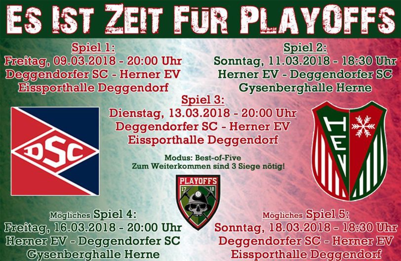 Playoffs für den HEV Oberliga-2018.