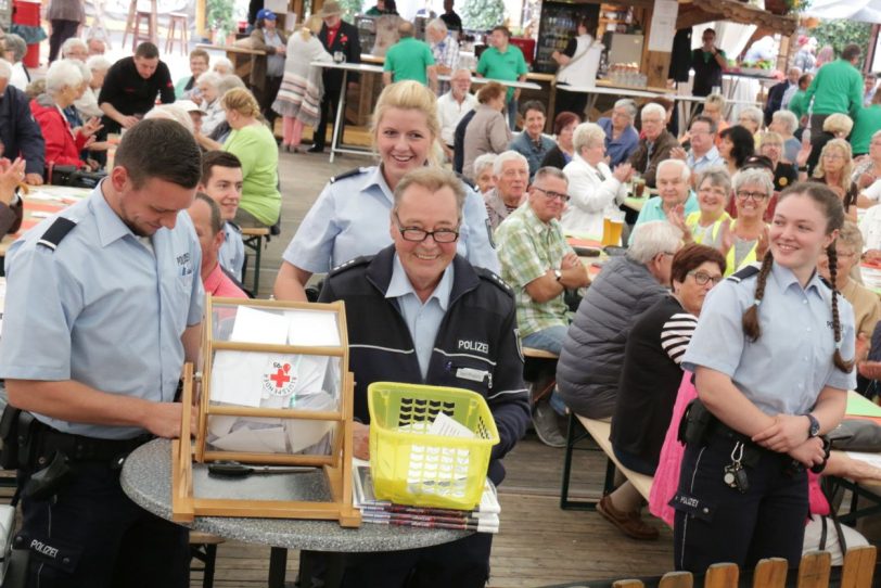 Senioren-Nachmittag auf Crange am 10. August 2017.