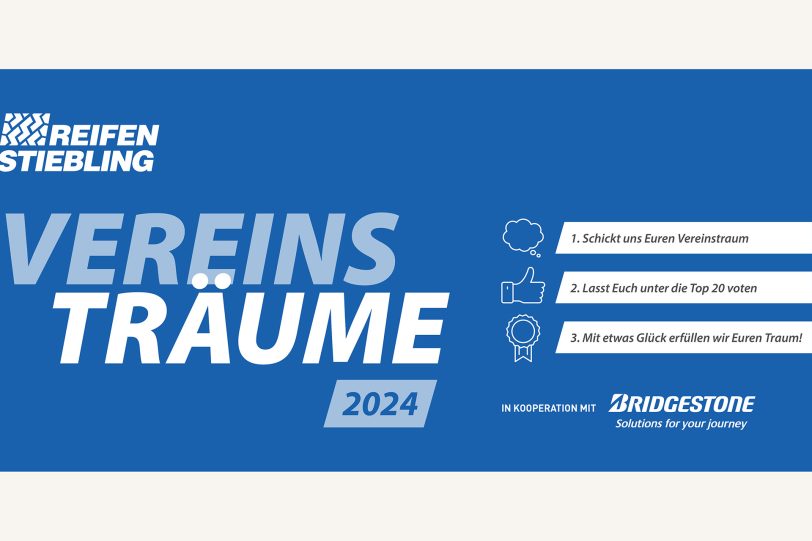 'Reifen Stiebling' erfüllt auch 2024 wieder Vereinsträume in Nordrhein-Westfalen.