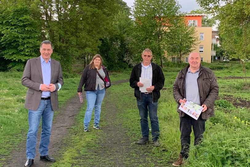 v.l. Udo Sobieski, Tanja Borowski, Heinz-Jürgen Kuhl und Heinrich Schmidt.