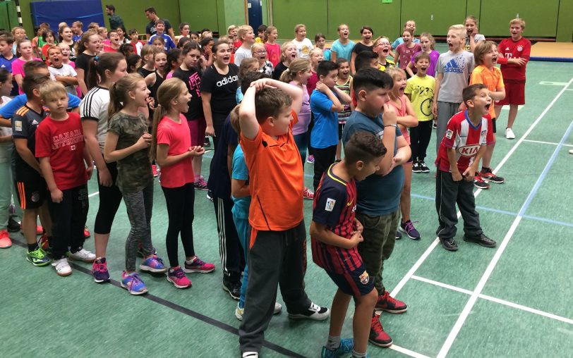 Die Fünferklassen am Gymnasium Eickel.