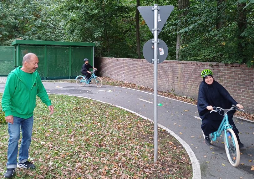 Runde um Runde wurden die Frauen sicherer.