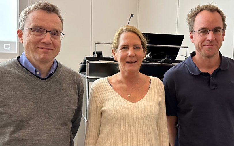 Beim Treffen des Gastroenterologischen Qualitätszirkels im Marienhospital referierten (v.li.) Dr. Johannes Schweinfurth (Marienhospital), Prof. Dr. Maren Schulze (EvK Herne) und Dr. Marcel Sandmann (Gastroenterologische Gemeinschaftspraxis Herne).