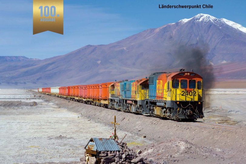 Cover der 100. Ausgabe der Zeitschrift