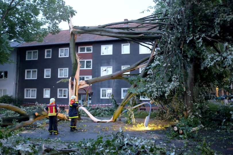 Sturmschäden in Herne.