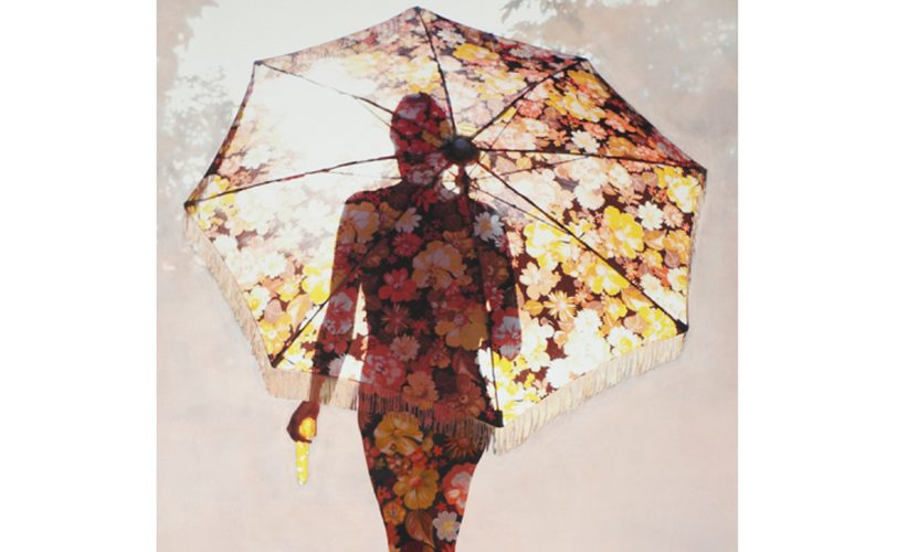 Giclée - Fotodruck und Ölfarbe auf Leinen von Julia Drahmann 150x100.