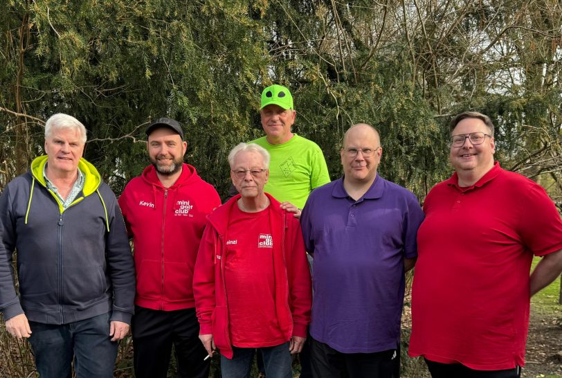 Die Sieger des Winterpokals 2025/2026 beim Minigolfclub Rot Weiß.
