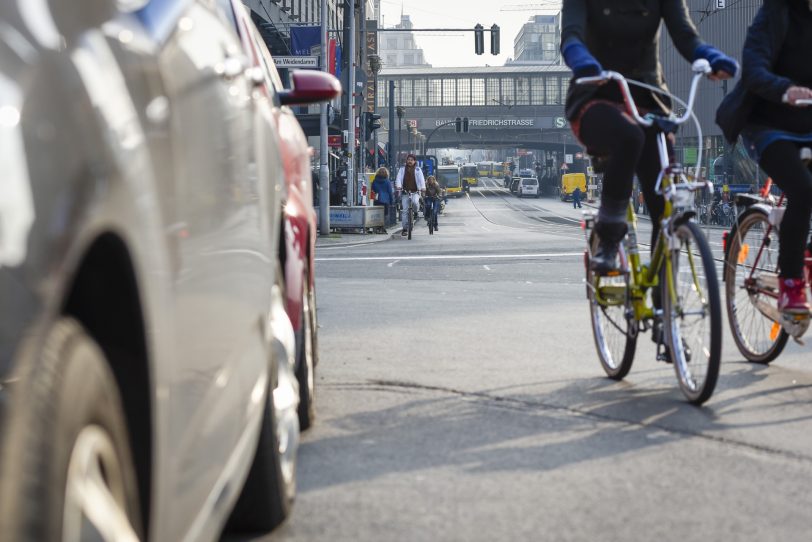 Radfahren in der Stadt - nicht immer einfach.