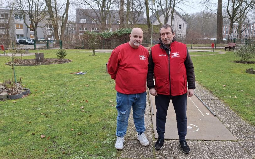 Peter Lischewski (li.) und Reinhard Mahn vom MGC Rot-Weiß Wanne-Eickel waren in Bochum-Langendreer zu Gast.