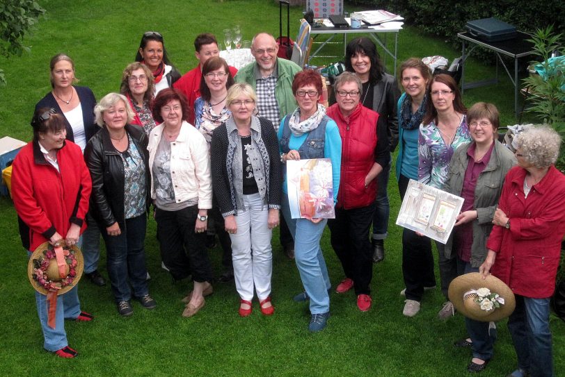 Die Ausstellenden der VHS-Sommerakademie.