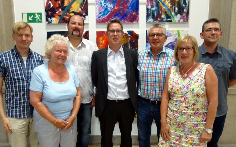 v.l. Mathias Grunert, Henny Marquardt, Matthias Bluhm, Michael Weberink, Ernst Schilla, Silvia Skupski, Jörg Fromm.